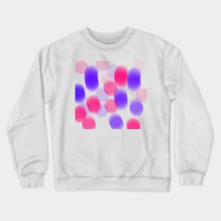 Colorful watercolor abstract circle art Crewneck Sweatshirt